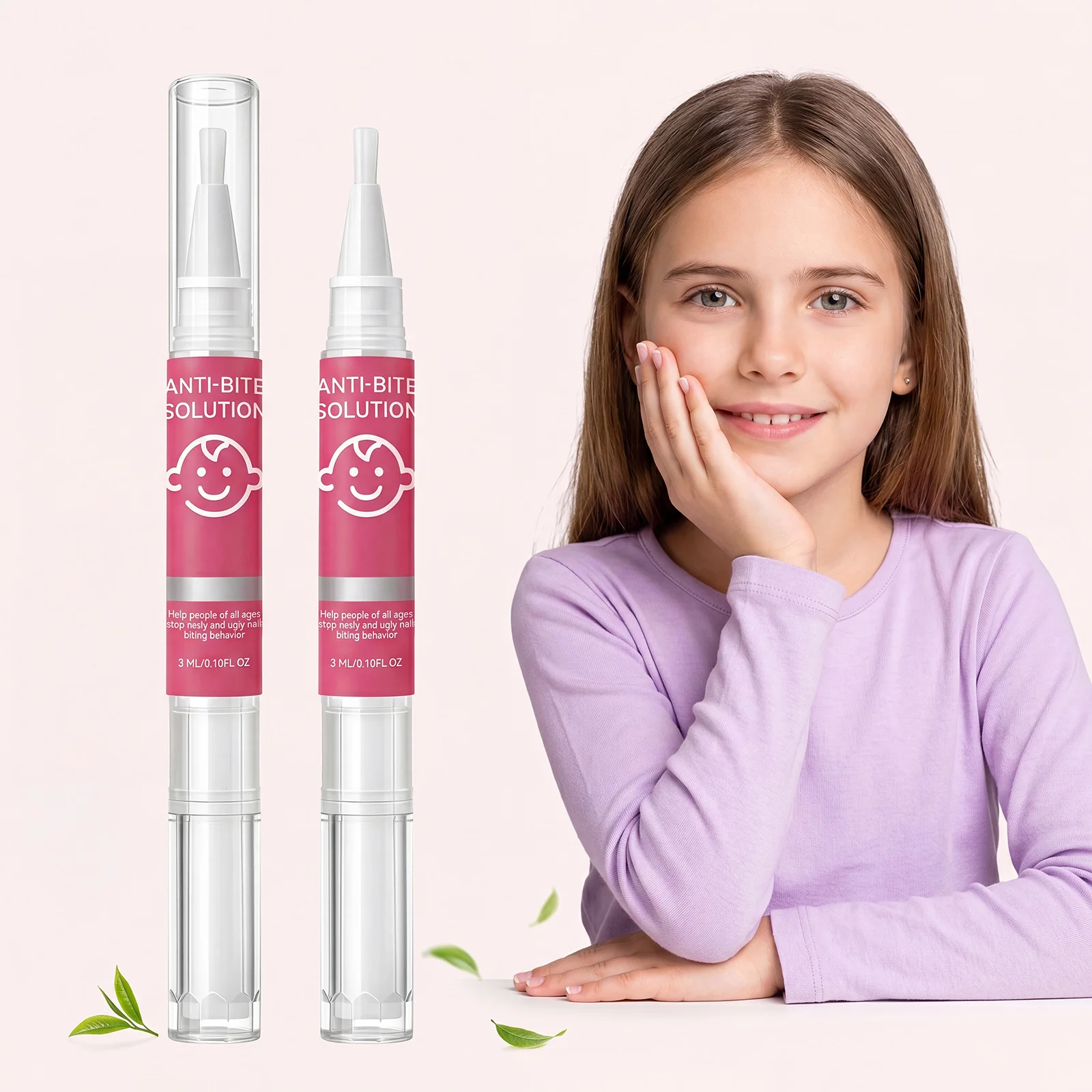 Children Anti-Biting Nail Pen Stop Finger Biting Improve Sucking Thumb Protect Nails Quit Eating Finger Pen Nail Nutrition Oil