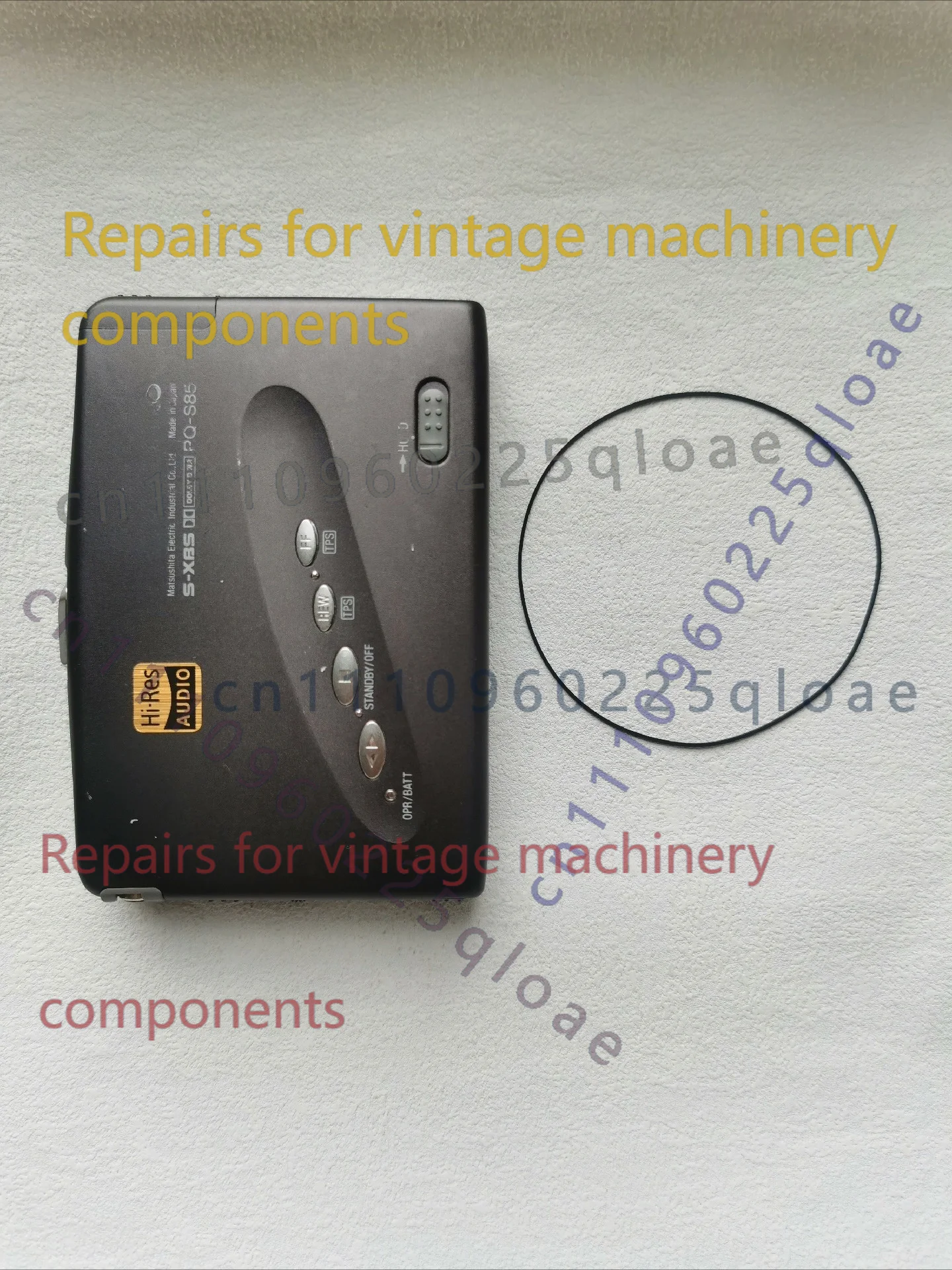 Imported Cassette Drive Belt Replacement Repair Belt Special Fit For Panasonic S Series RQ-S85 Walkman TapePlayer Mechanism Belt