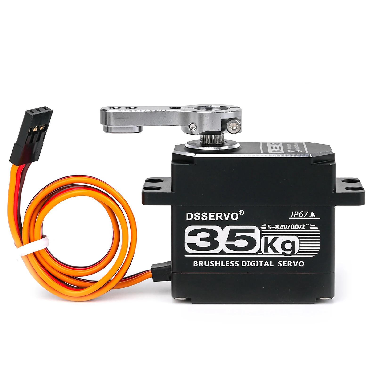 BLS3335 Digital Servo มอเตอร์ไร้แปรง 35KG แรงบิดสูงเกียร์เหล็ก 180/ 270 องศากันน้ําสําหรับรุ่น RC รถหุ่นยนต์