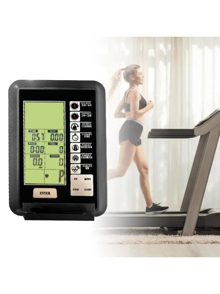 Advanced Exercise Bike Monitor Multifunction Bike Computer LCD Cycle Odometer 