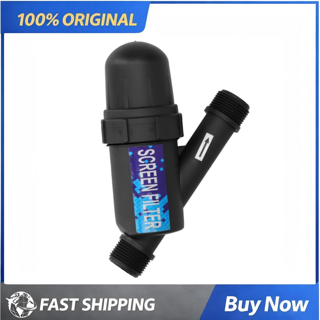 

1Inch Water Treatment Filter 7.1x5.1x2.8in Garden Supplies Equipment Stainless Steel Filter Farm Lawn Greenhouse Watering System