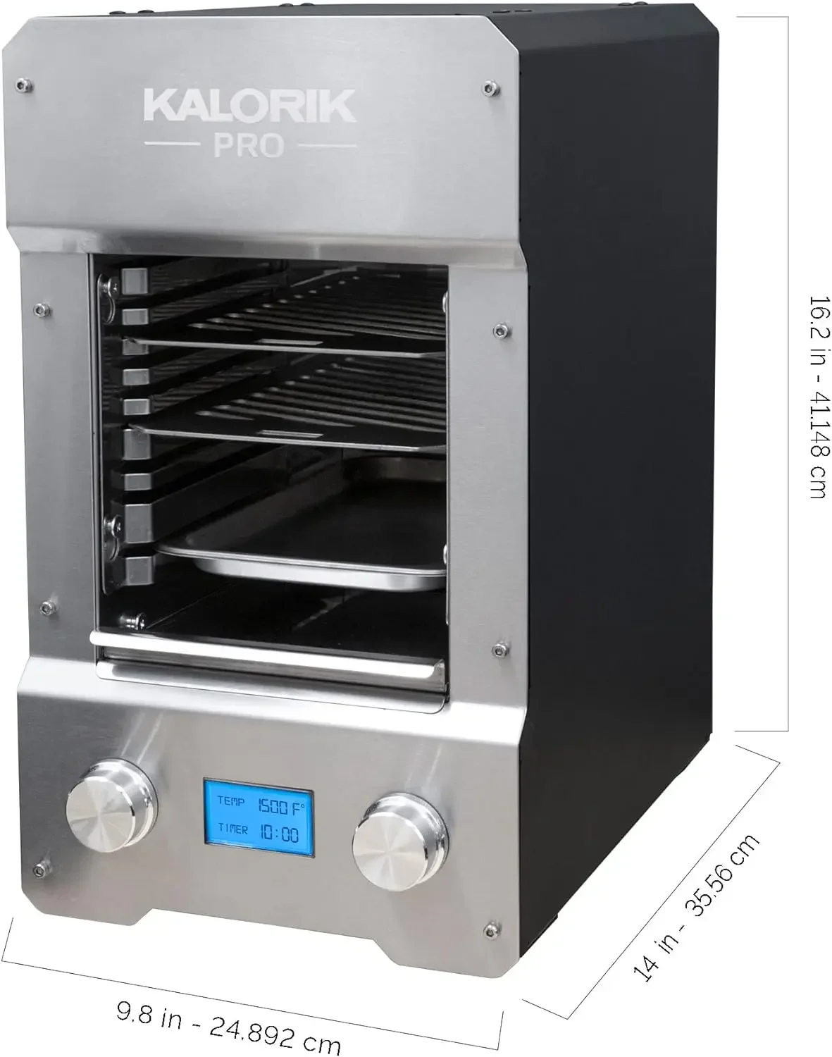 1500°F Electric Steakhouse Grill, Stainless Steel (KPRO GR 51149 SS)