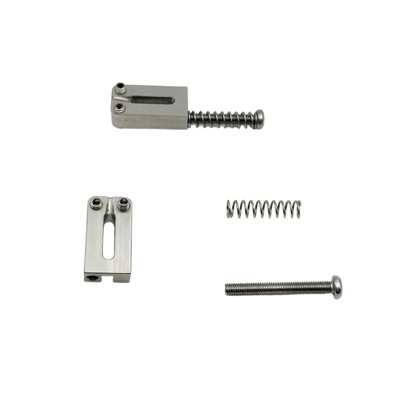 

ABKV-Solid Stainless Steel Guitar Bridge Saddles 6PCS-Upgraded Version For Stratocaster Or
