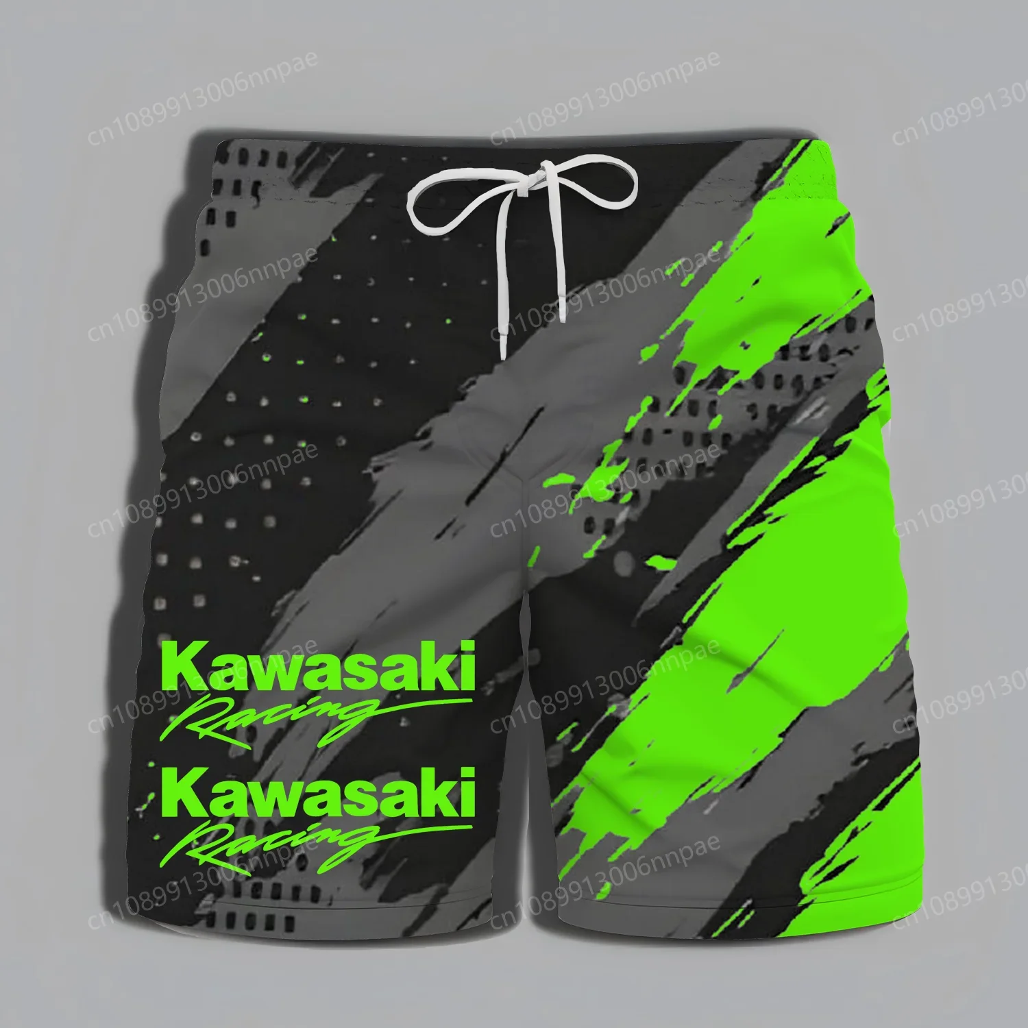 

Kawasaki's New Summer 2025 Collection of High-end 3D Printed Kawasaki Shorts for Outdoor Sports, Quick-drying and Breathable Men