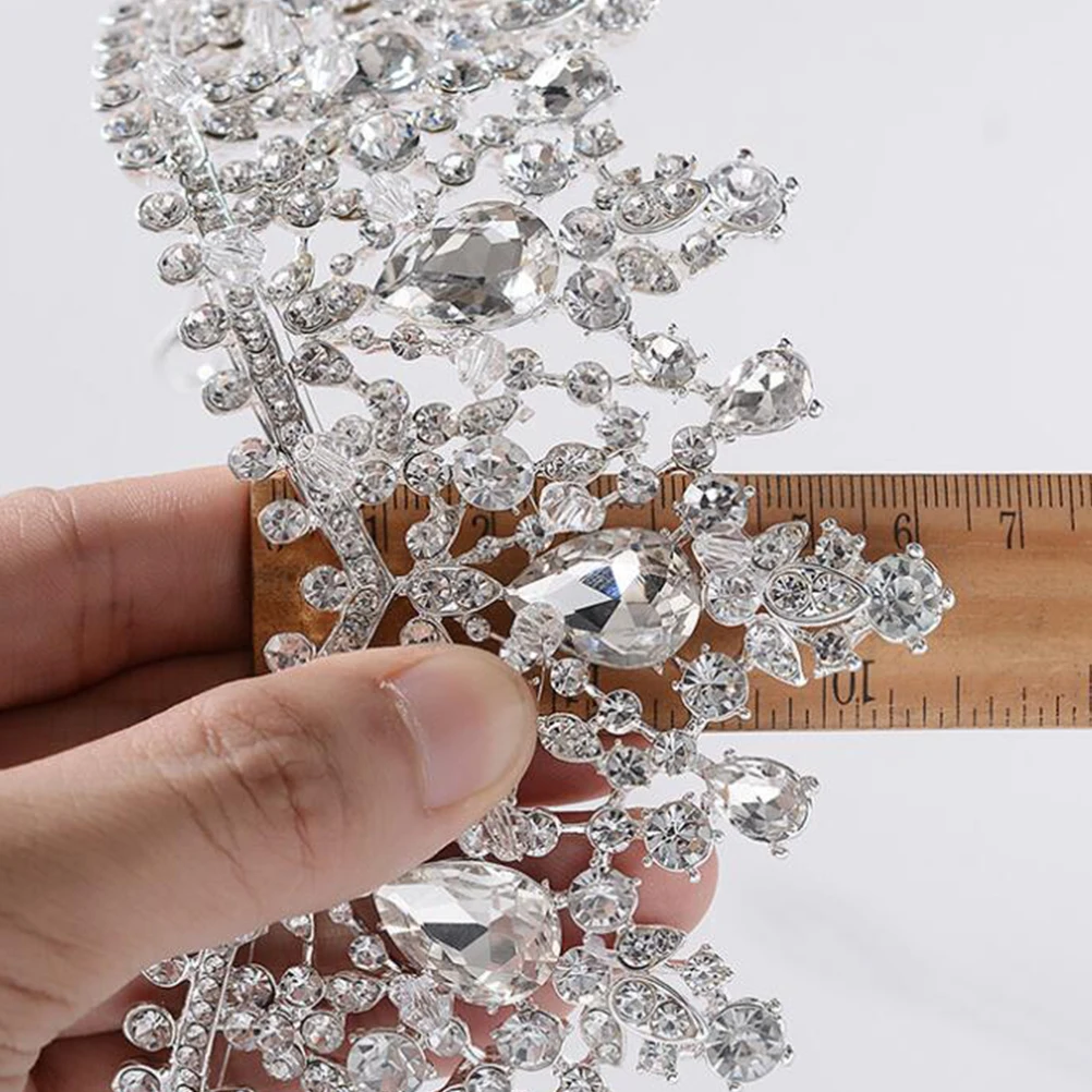

Elegant Bridal Headwear Rhinestone Headdress Hair Hoop Alloy Headb Bride Crown Wedding Party Hairstyle Accessories