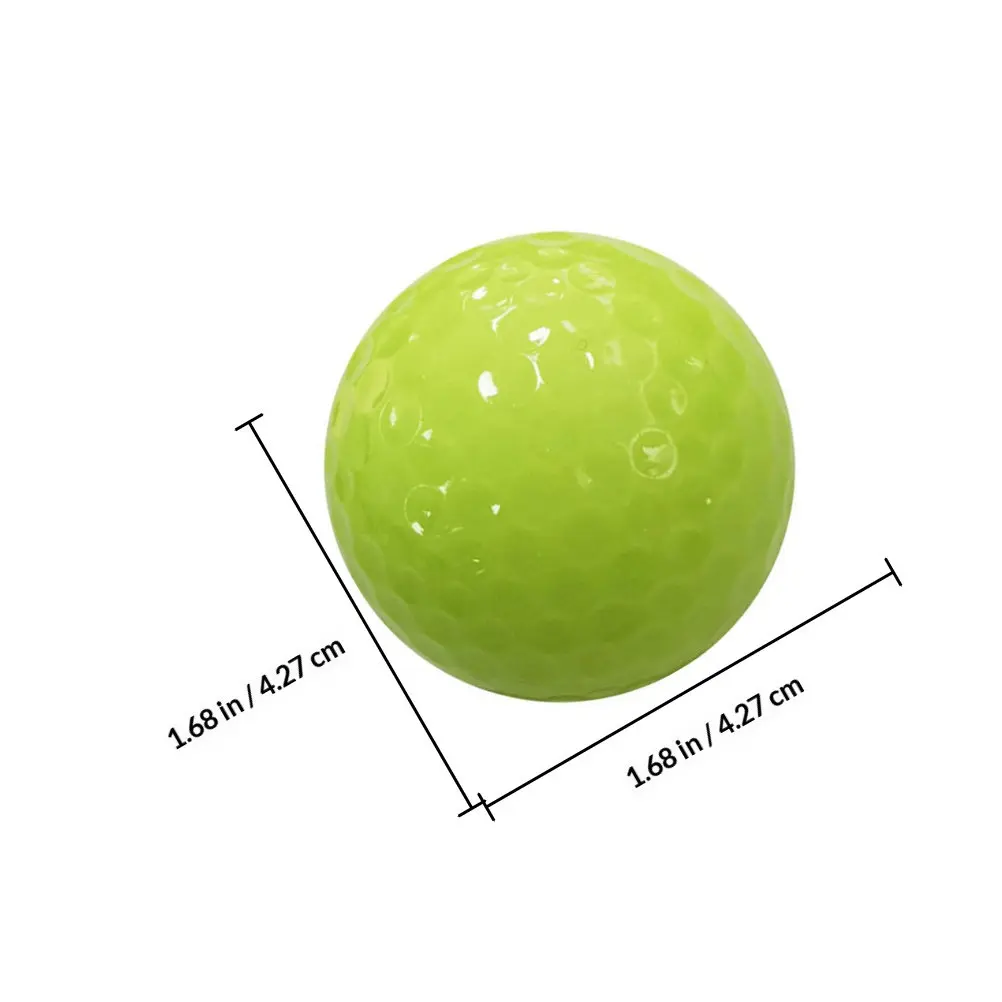 6Pcs Luminous Night Golf Balls Fluorescent Glow Ball Automatic Light Absorbing for Twilight Early Morning Night Practice Outdoor