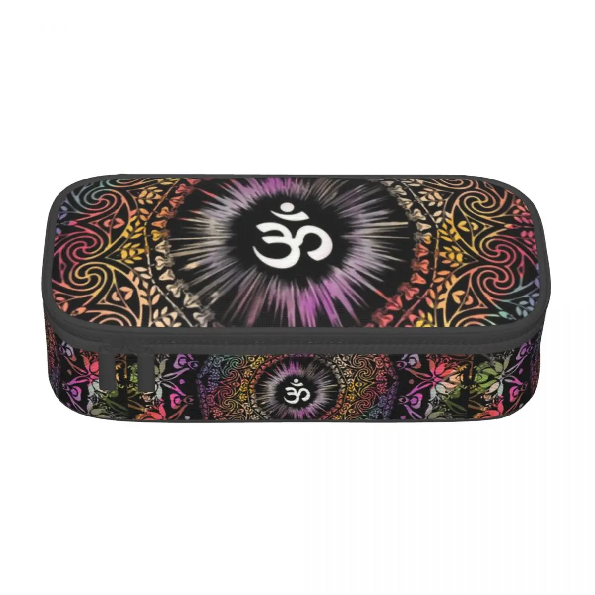 Custom Mandala Om Buddhism Aum Cute Pencil Cases Boy Girl Large Capacity Zen Yoga Meditation Pencil Pouch School Accessories