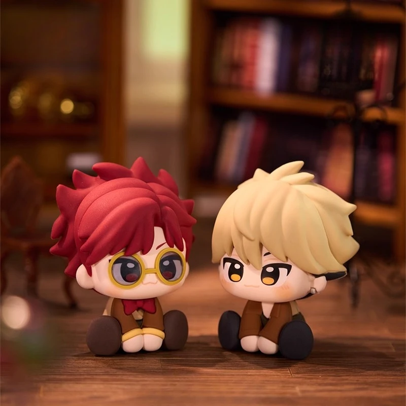 8Cm Anime Game Link Klik Seri Kampus Yingdu Kawaii Cosplay PVC Boneka Duduk Kartun Mini Acak Mainan Figur Hadiah Alat Peraga Penggemar