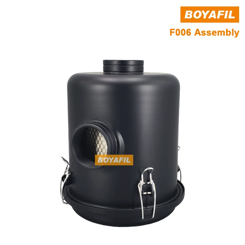 Boyafil F006 2inch Female Screw Vacuum Inlet Filters Assembly 0532000004 Industrial Intake Dust Filter Element Pneumatic Parts