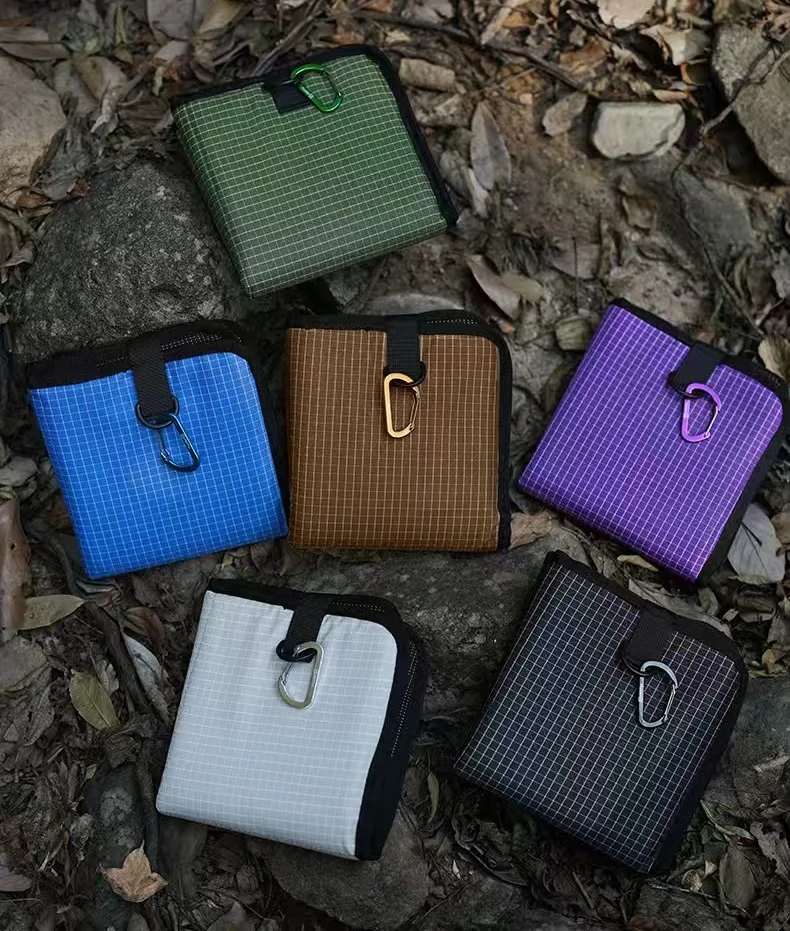 2Pcs Portable Folding Outdoor Seat Cushion Thickened Moisture Proof Pad with Hook Camping Picnic Beach Festival Floor Mat