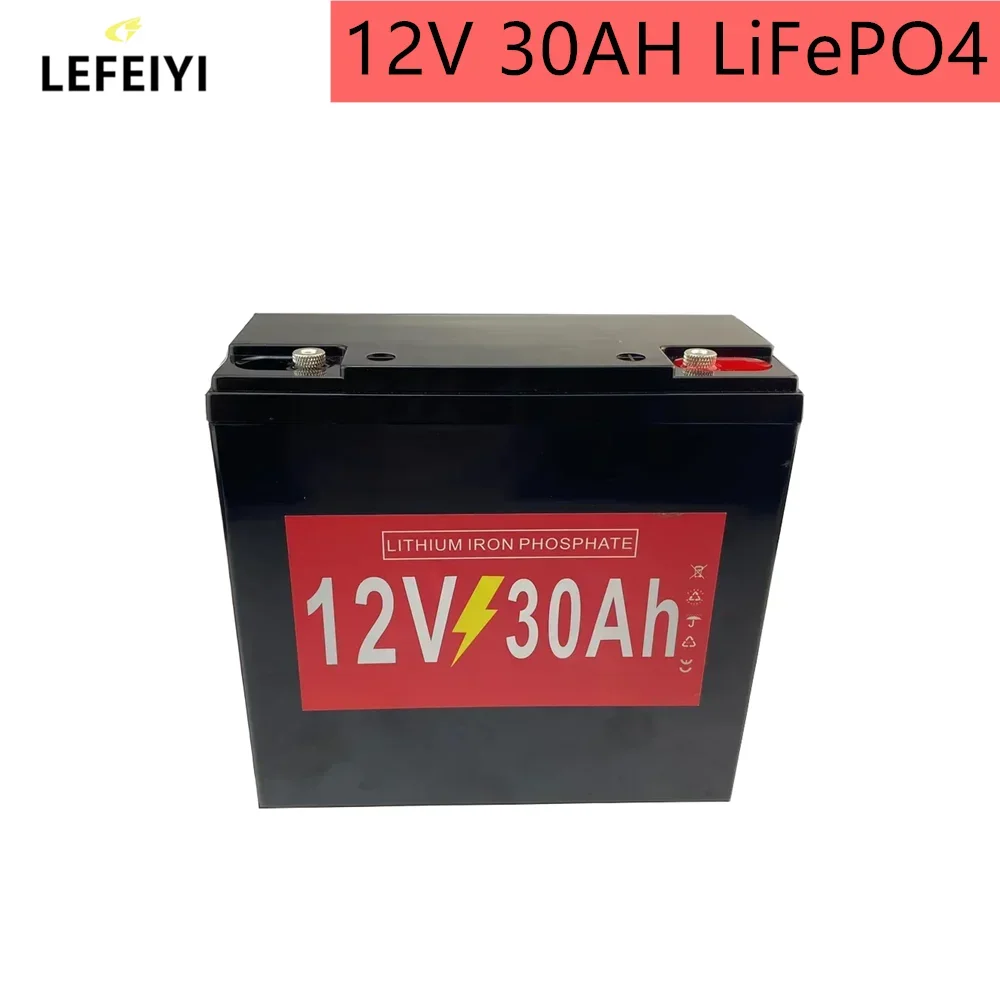 Lithium Iron Phosphate Batteries, LiFePO4 Battery, 12V, 12.8V, 30Ah, 4S, for Cycles, Touring Car, Solar, Wind, Tax Free