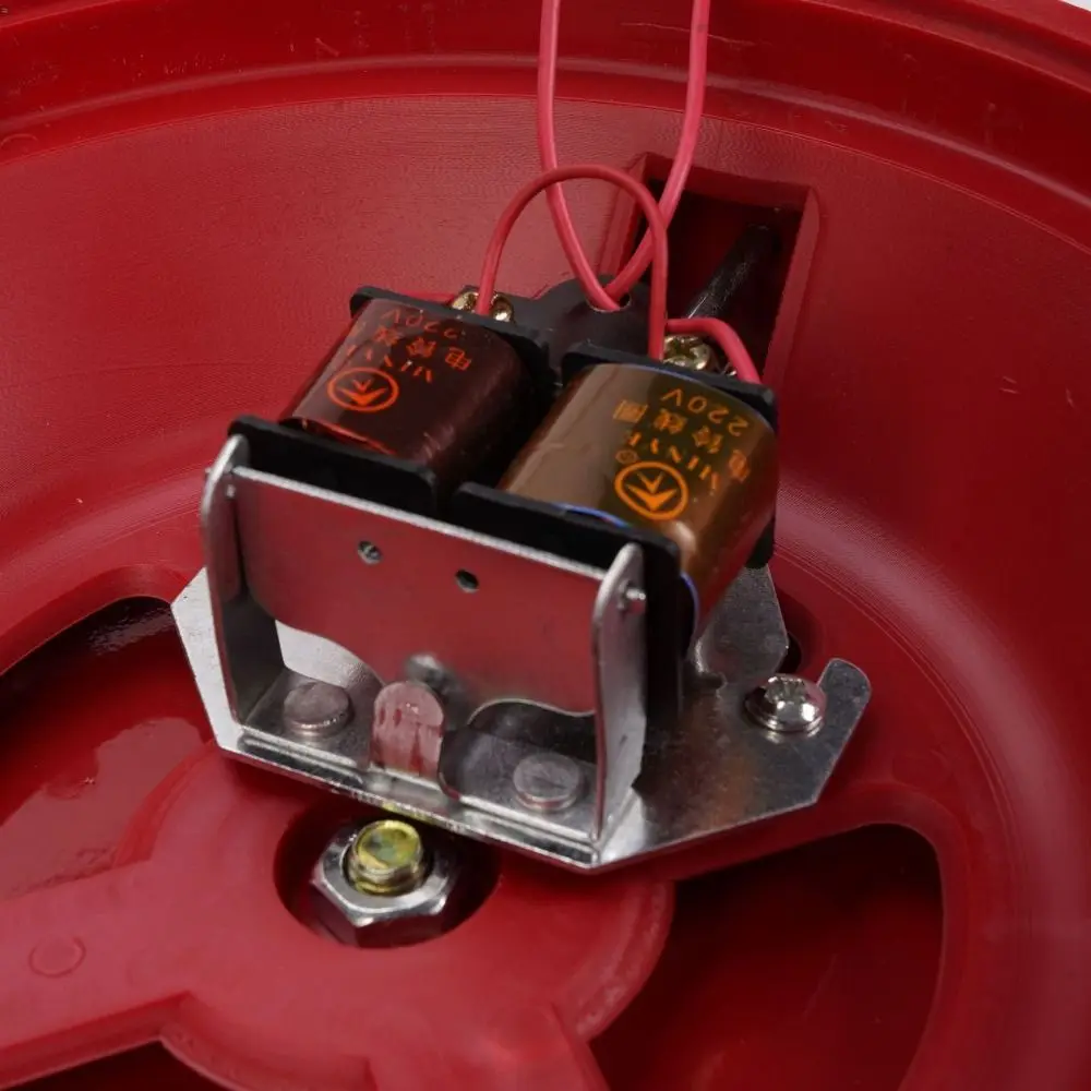 Waterproof Point Fire Alarm AC 220V Metal Internal Strike Alarm Bell Electric Bell Internal Strike Type Manual Call Alarm Bell