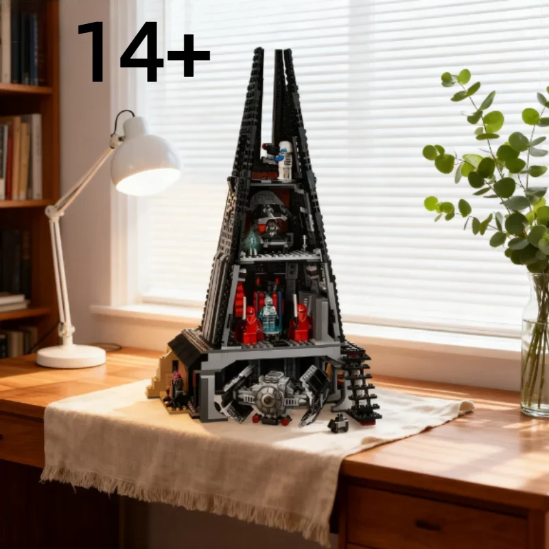 1090 قطعة ديزني صالح 75251 دارث هاوس فيدر قلعة بنة حروب الفضاء التعادل المقاتلة نموذج الطوب زخرفة هدايا عيد الميلاد