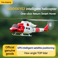 Goosky GPS Intelligent Remote-Controlled Helicopter E2 Drone Simulation Fighter Toy Realistic Aircraft Design RC Helicopters
