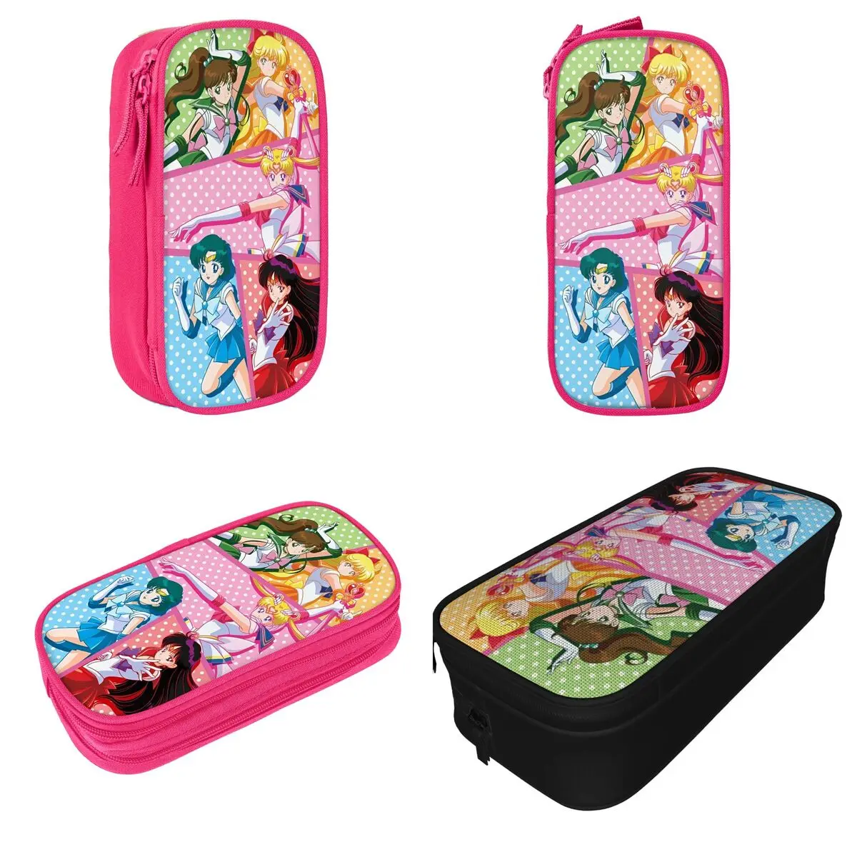 Sailors Moons Luna Girls Astuccio per matite anime Astuccio per penne alla moda Borse per studenti Grandi contenitori per studenti Regali scolastici Astucci per matite