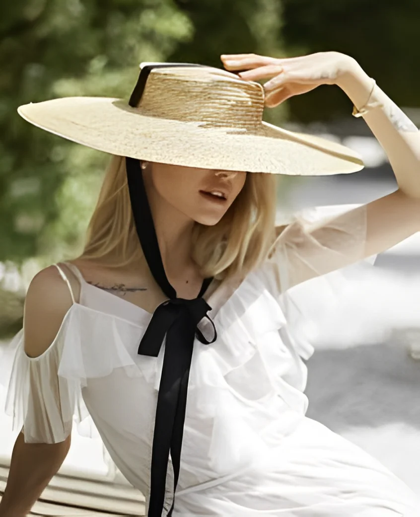 Sombrero de pescador de gran tamaño, sombrero Derby de Kentucky, sombrero de verano para mujer, sombrero de boda, sombrero de carrera de caballos, sombrero de fiesta en el jardín, sombrero bloqueador solar