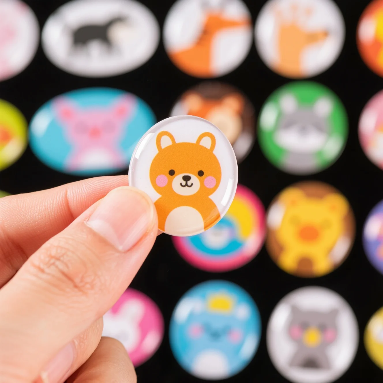 Dome Sticker That Provides A Comfortable Tactile Experience For Users