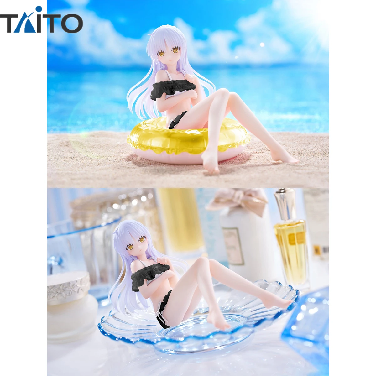 

В наличии TAITO Angel Beats! Фигурка Aqua Float Girls Tachibana Kanade Renewal 10 см, аниме-фигурка, Коллекционная модель игрушки