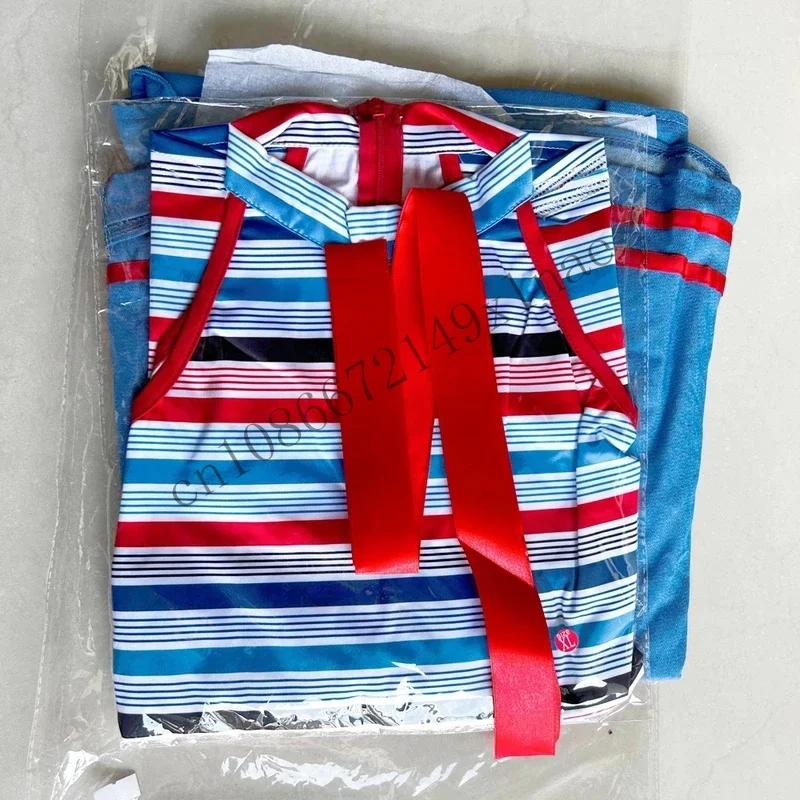 ฮาโลวีนสําหรับผู้หญิงน่ากลัว Nightmare Killer เล่นตัวละครภาพยนตร์ Bodyskirt Chucky ตุ๊กตาชุดเครื่องแต่งกายชุดเกม CMM