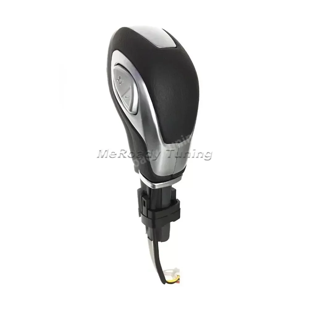 CARRERAS Couvercle de capuchon d'emblème de pommeau de levier de vitesse de voiture noir argenté 5/6 vitesses for Ford Focus MK2 MK3 Fiesta MK7 b-max c-max Galaxy Kuga Pommeau De Levier De