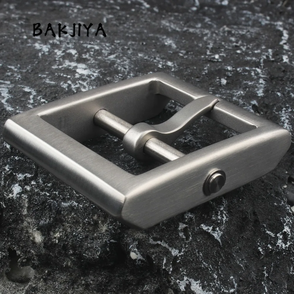 New Detachable Pure Titanium Belt Buckle Head - Anti Rust Corrode Men's Pin Buckle for Leather Canvas Belt Accessory 4cm