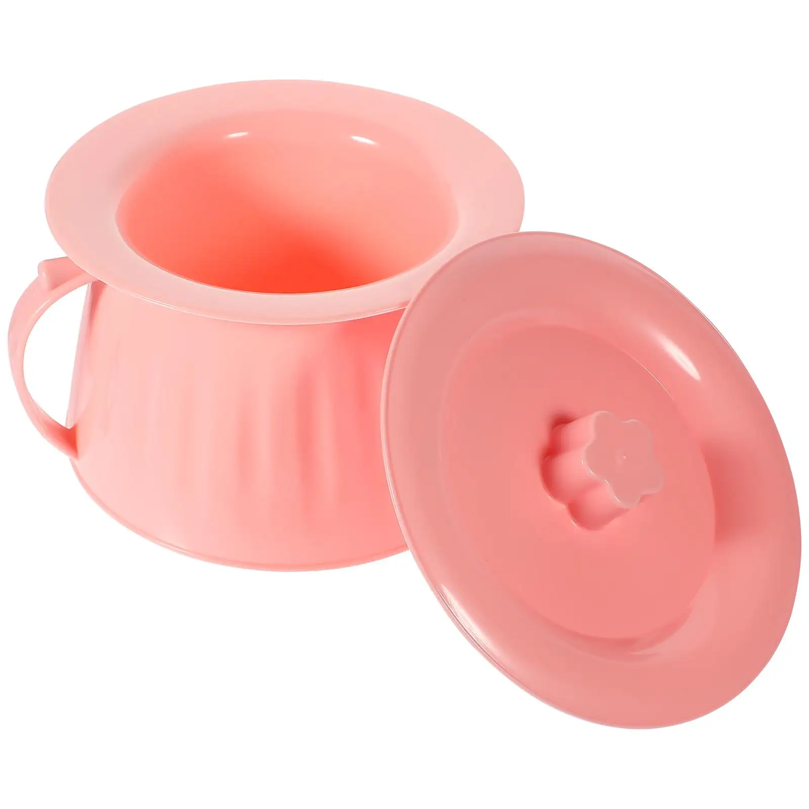 

Portable Elderly Kids Urinal Chamber Pot Plastic Spittoon Urine Bucket Bedpan Potty Pink Durable Easy Clean Compact Lightweight