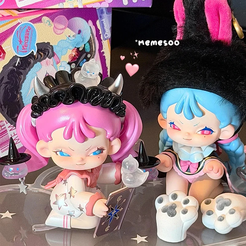 MEMSOO Meisje Eigenzinnige Dagboek Serie Blind Box Kawaii Anime Action Figure Mystery Box Leuke Memsoo Poppen Gift Desktop Ornament Speelgoed