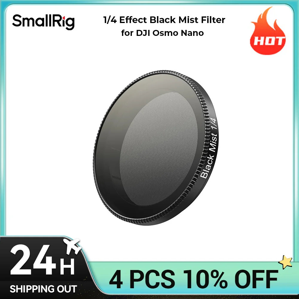 filtro especifico smallrig osmo nano filtro de niebla negro con efecto 14 para dji osmo nano 5872