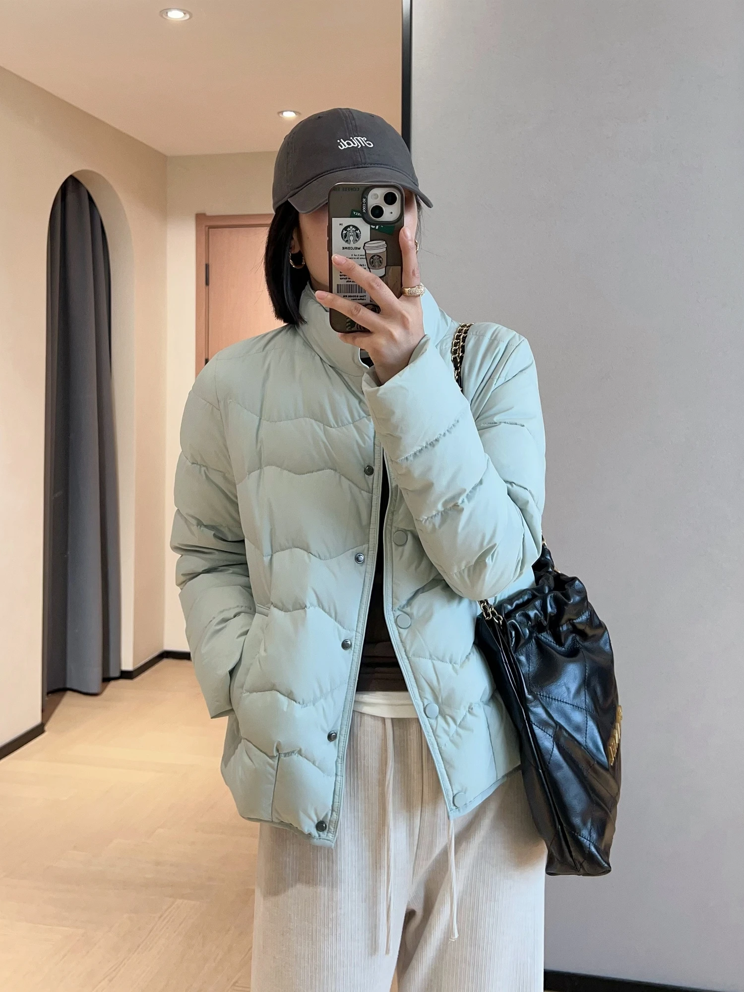 

WTHEONE High-End 90 White Du down Lightweight ort Puffer Jaet Women's Small Size Winter Commute Sle Regular Fit