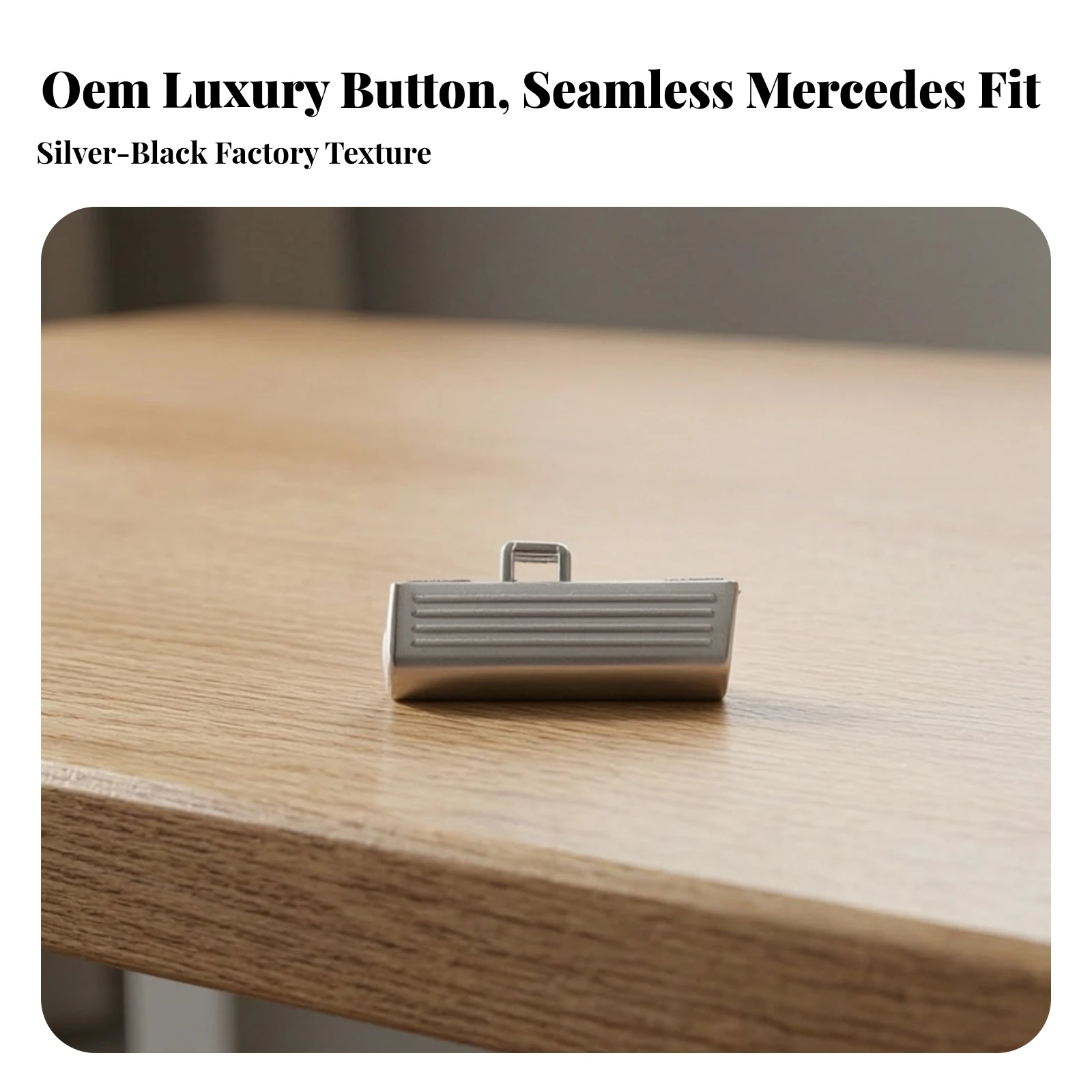 Automotive Control Button with Clip-in Tab Compact Pushbutton Switch