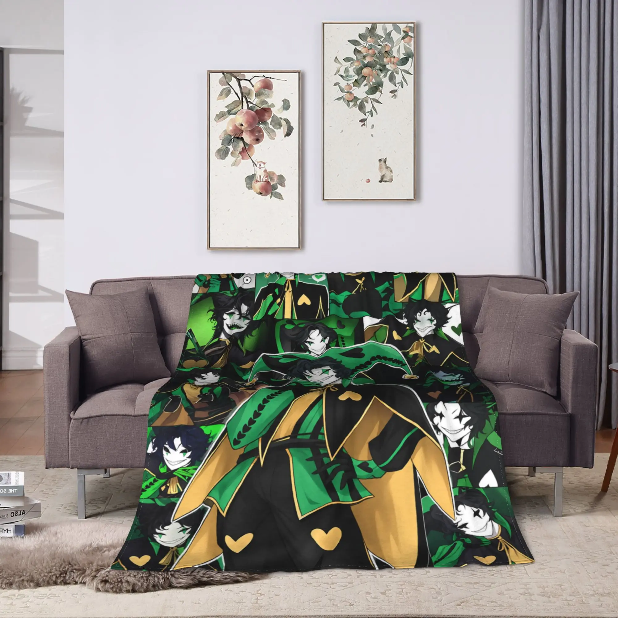 Super Warm Blanket Students Decorative Freak Circus Group Gathering Throw Blanket  Flannel Bedspread For Couch Bed Bed Cover