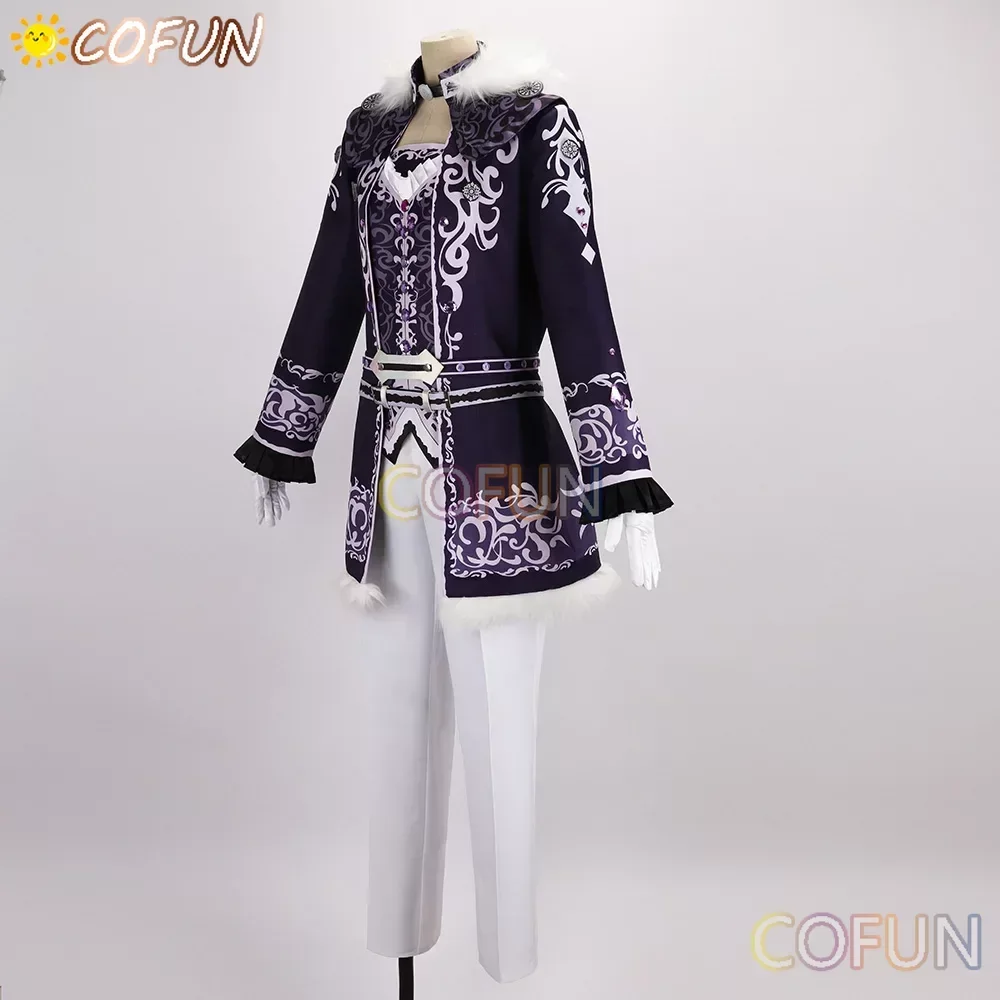 COFUN [Customized]Game IDOLiSH7 TRIGGER Tsunashi Ryunosuke Cosplay Costume Halloween Outfits Women Men Black White Duel Costume