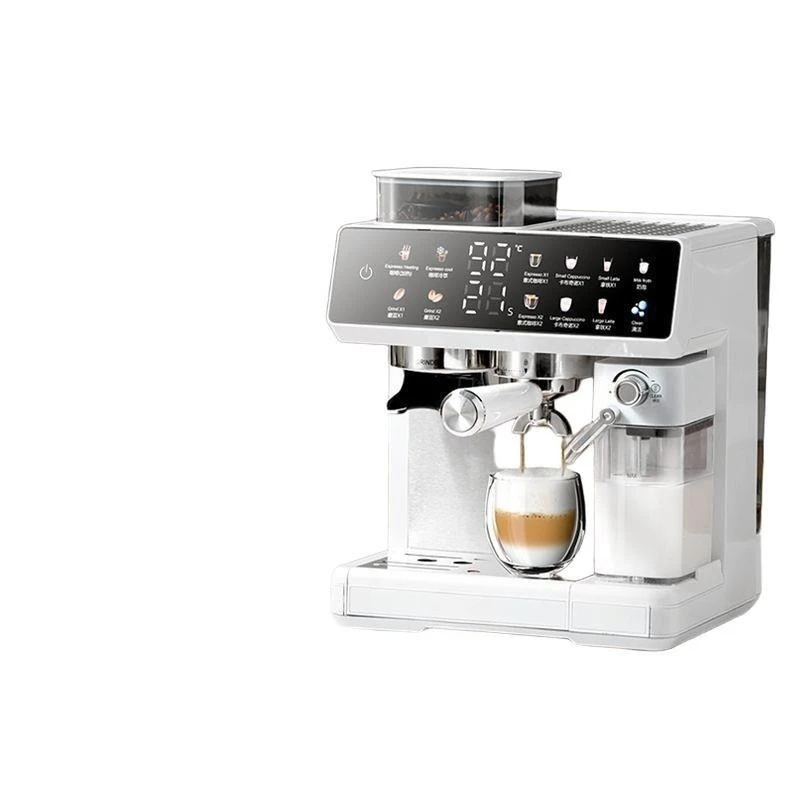 

Home coffee machine, Italian semi-automatic coffee machine, fully automatic, milk foam grinder