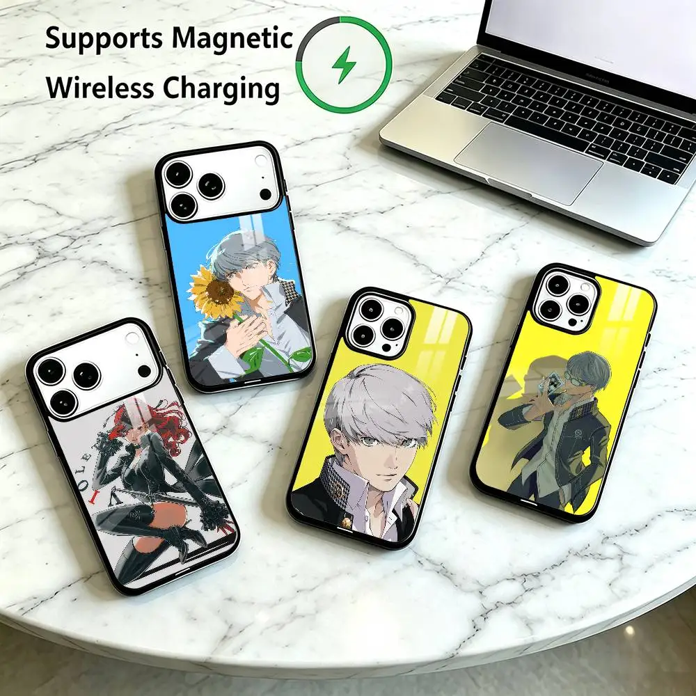 Persona 4 N-Narukami Yu  Phone Case For iPhone18 17,16,15,14,13,12,11 Plus,Pro Allows magnetic wireless charging Gift