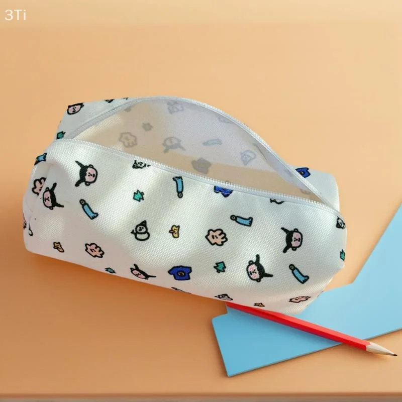 Large Capacity Capybara Pencil Case with Zipper - Ideal for Cosmetics and School Supplies