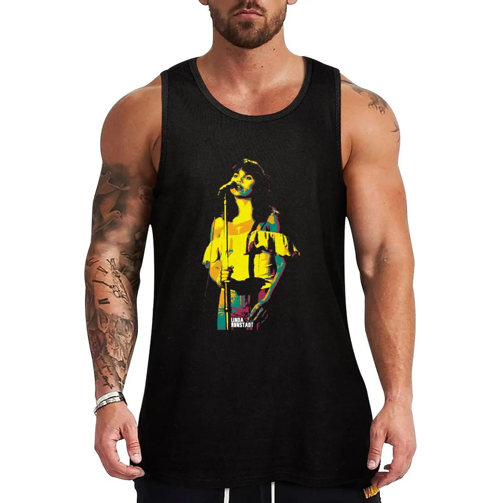 

Linda Ronstadt. Linda Maria Ronstadt. Tank Top T-shirt sports gym shirt man Man summer clothes
