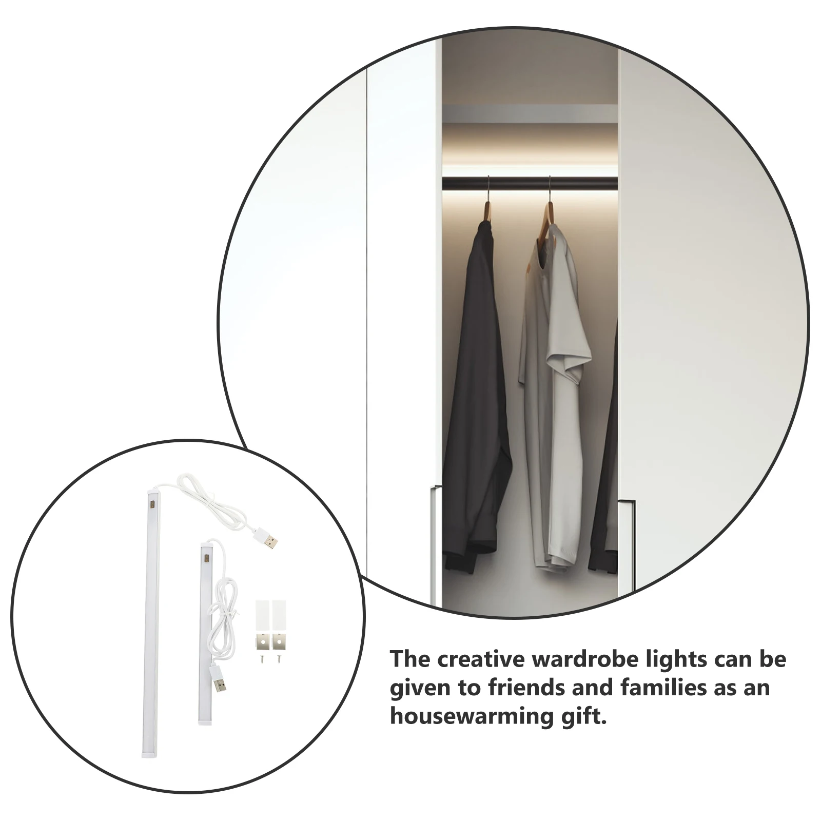 

2Pcs LED Induction Lamp Smart Sensor Water proof Closet Bathroom Aisle Under Cabinet Kitchen Bedroom Pathway Soft Bright Clear