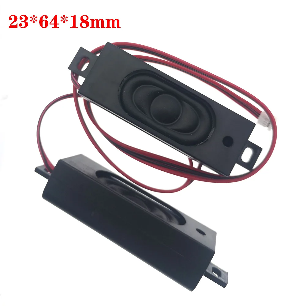 1Pair LCD Monitor/TV Speaker Connector Horn 2W 8R 1853 1635 2364 Loud speaker 16*35*6mm/18*53*9mm/23*64*18mm thickness 18MM