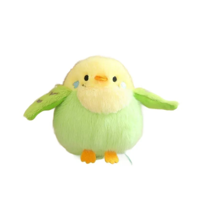 Pá de pie, muñeco de pájaro pequeño, gorrión, Animal relleno suave, bonito juguete acolchado para niñas, regalo de cumpleaños