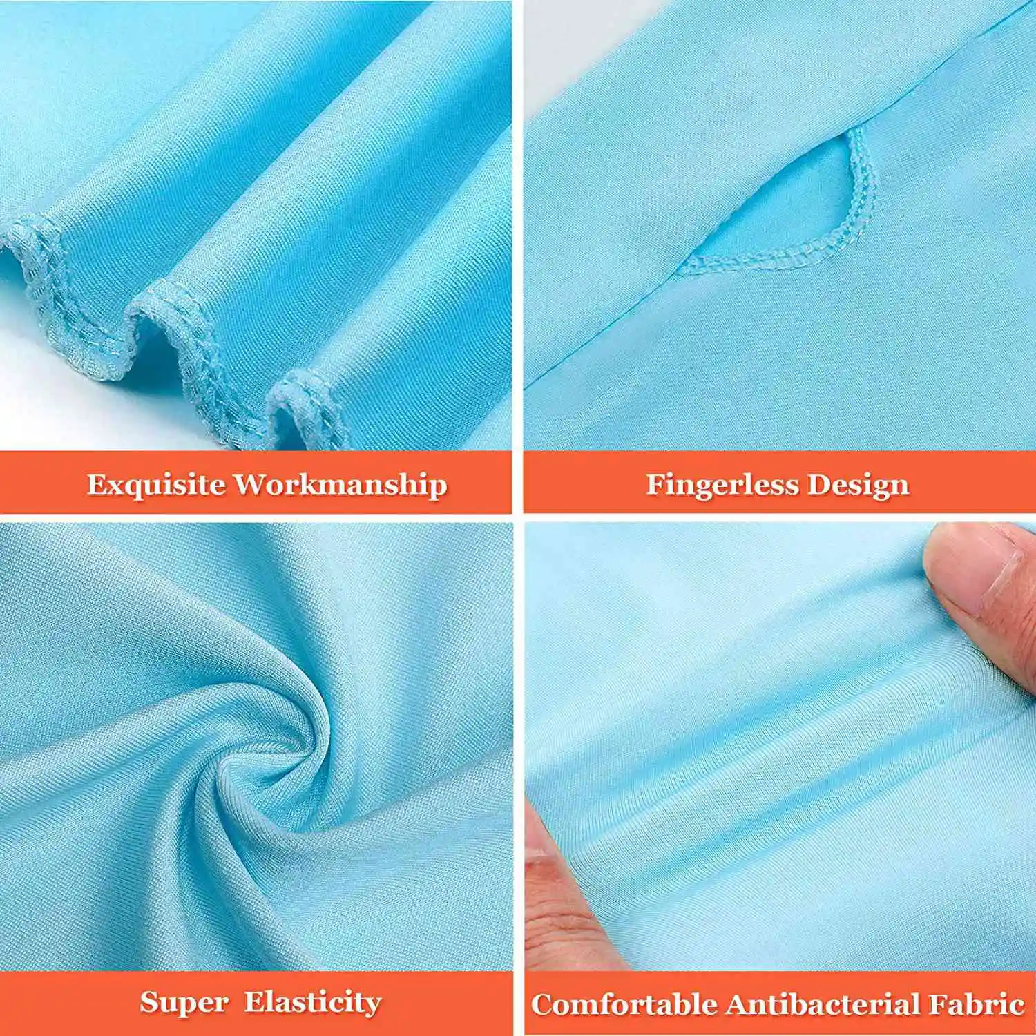 AA75-شال تبريد للسيدات صيفي بأكمام أذرع تبريد للحماية من الأشعة فوق البنفسجية مع فتحة إصبع للجولف والقيادة وركوب الخيل وصيد الأسماك