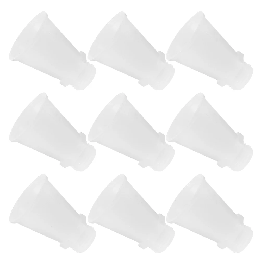 50 Pcs Dry Powder Extinguisher Nozzles Fire Small Portable Replacement White Replaceable Parts