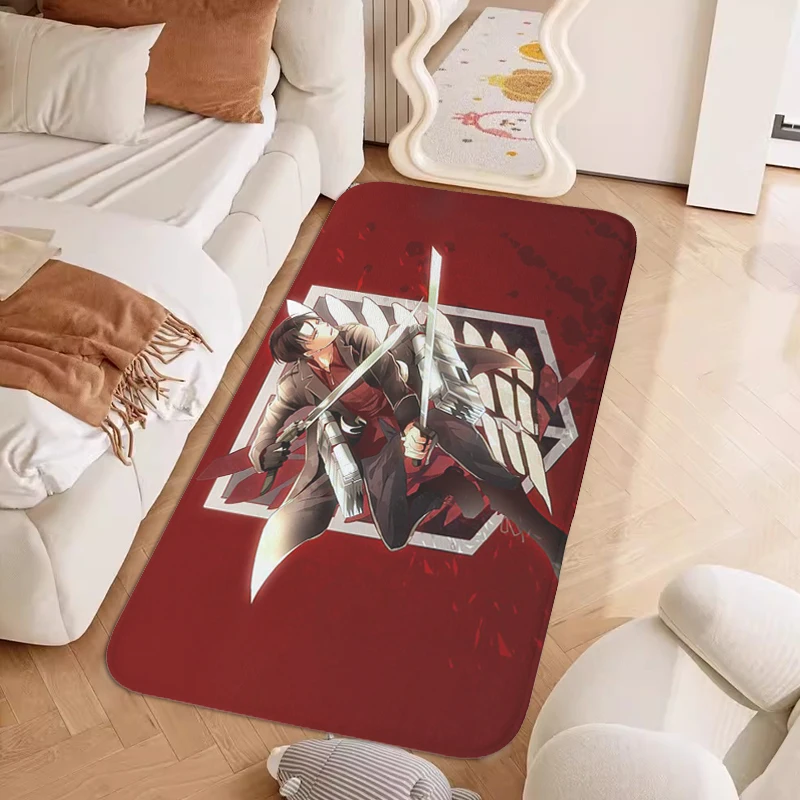 

Bathroom Foot Mat Attack on Titan Balcony Living Room Floor Carpet for Kitchen Hallway Bedroom Rug Custom Doormat Entrance Door