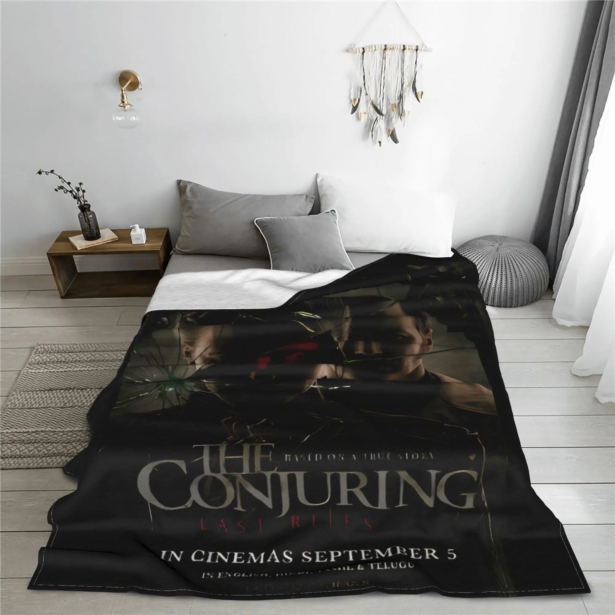 The Conjuring آخر طقوس بطانية دافئة لينة رقيق أفخم رمي بطانية لصبي فتاة الأريكة كرسي أريكة سرير الفانيلا غطاء السرير