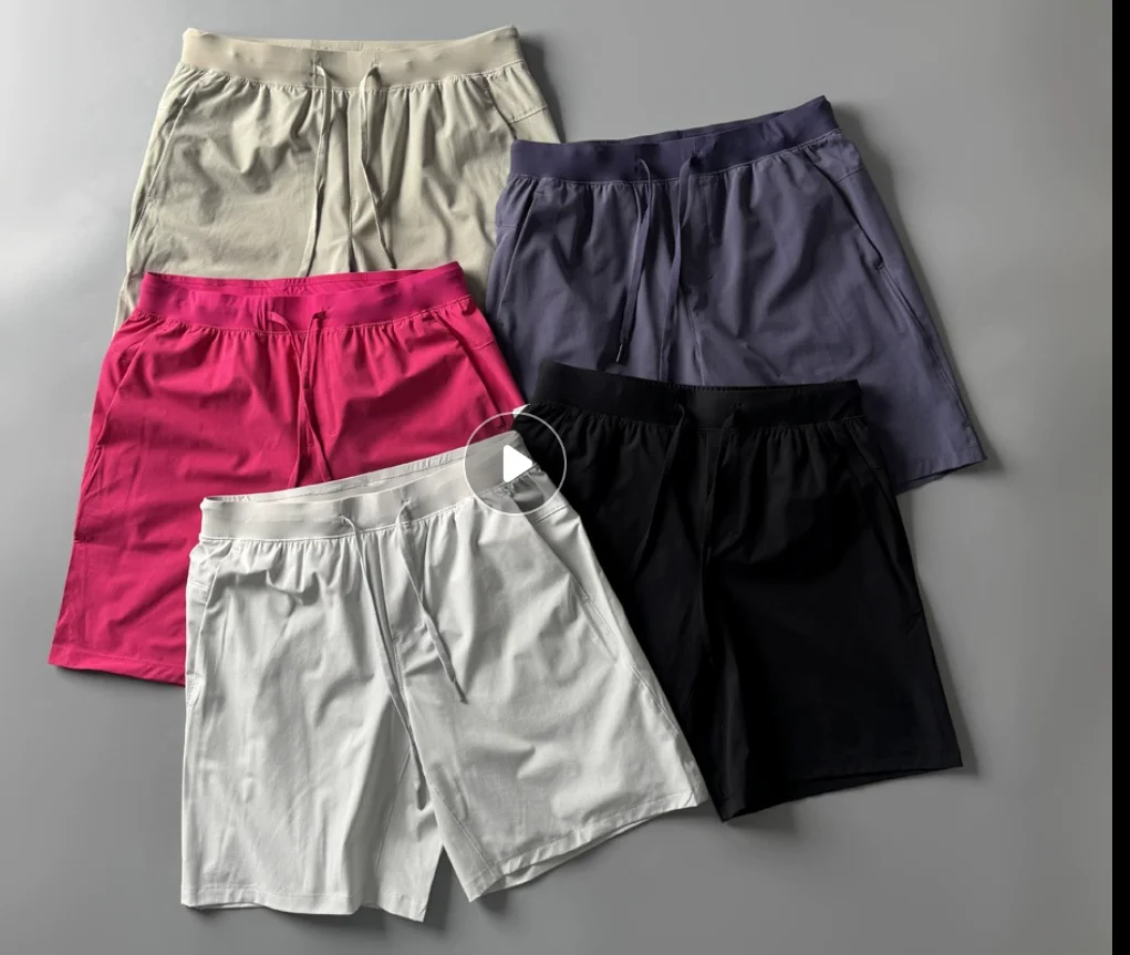 Flat replacement shorts Summer men's quick-drying sports pants Ice silk loose and breathable daily casual five-pointgr296