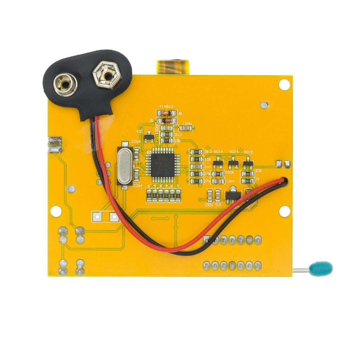 LCR-T4 12846 LCD ATMEGA328 الترانزستور الرقمي تستر متر الخلفية ديود صمام ثلاثي السعة ESR MOS/PNP/NPN L/C/R B03