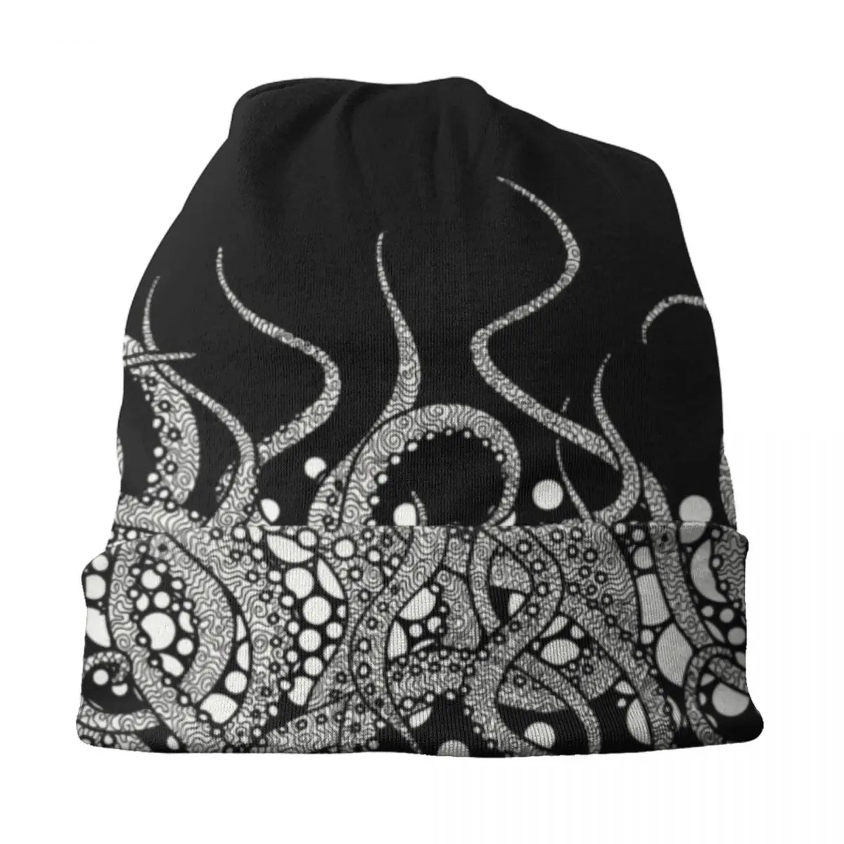 Horror Monster Tentacles Cthulhu Skullies Beanies Caps Unisex Winter Warm Knitting Hat Hip Hop Adult Bonnet Hats Outdoor Ski Cap