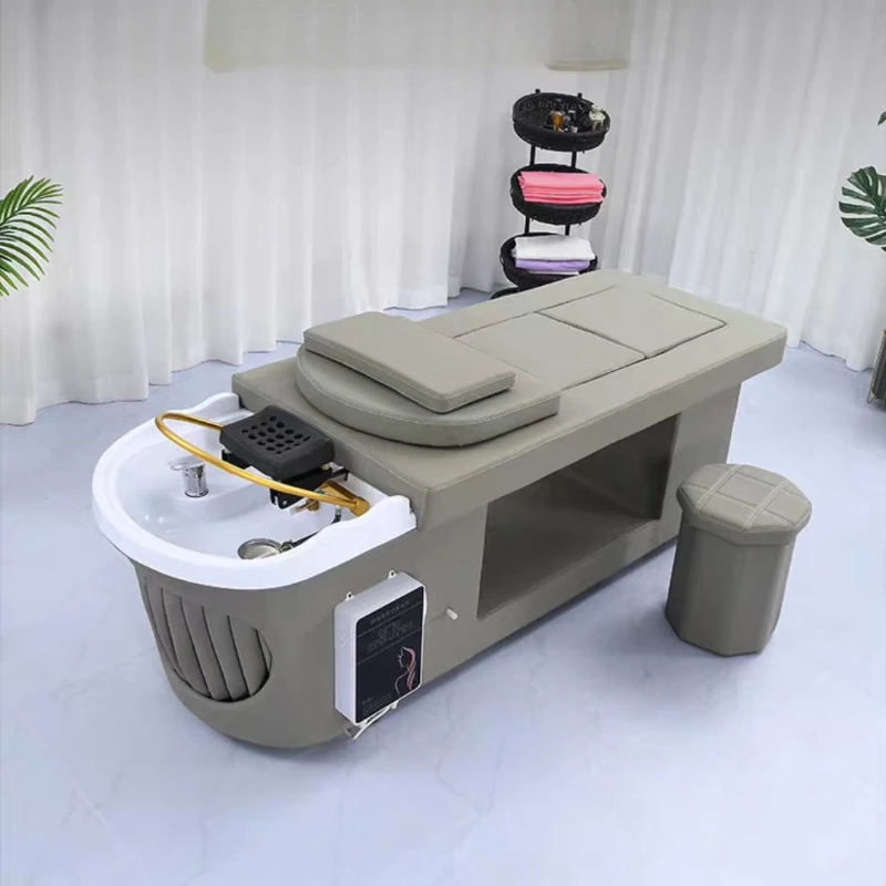 

Backwash Nursing Shampoo Bed Headspa Hairdresser Beauty Salon Washbasin Pedicure Chair Professional Massage Hair Stylist Cadeira