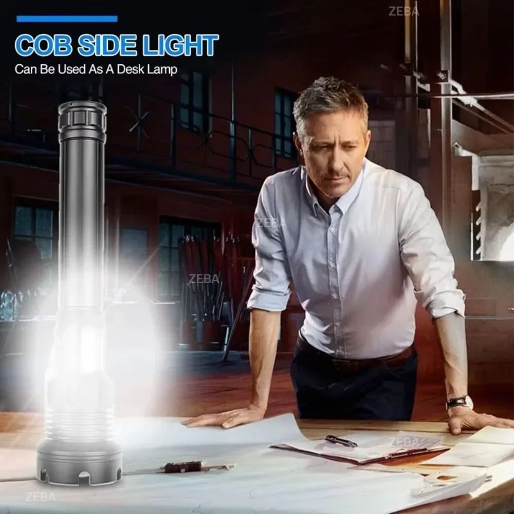 جديد 10000mAh XHP390 عالية الطاقة مصابيح كاشفة بلمبات LED 100000LM الترا قوية مصباح يدوي فانوس قابل لإعادة الشحن التخييم في الهواء الطلق الشعلة