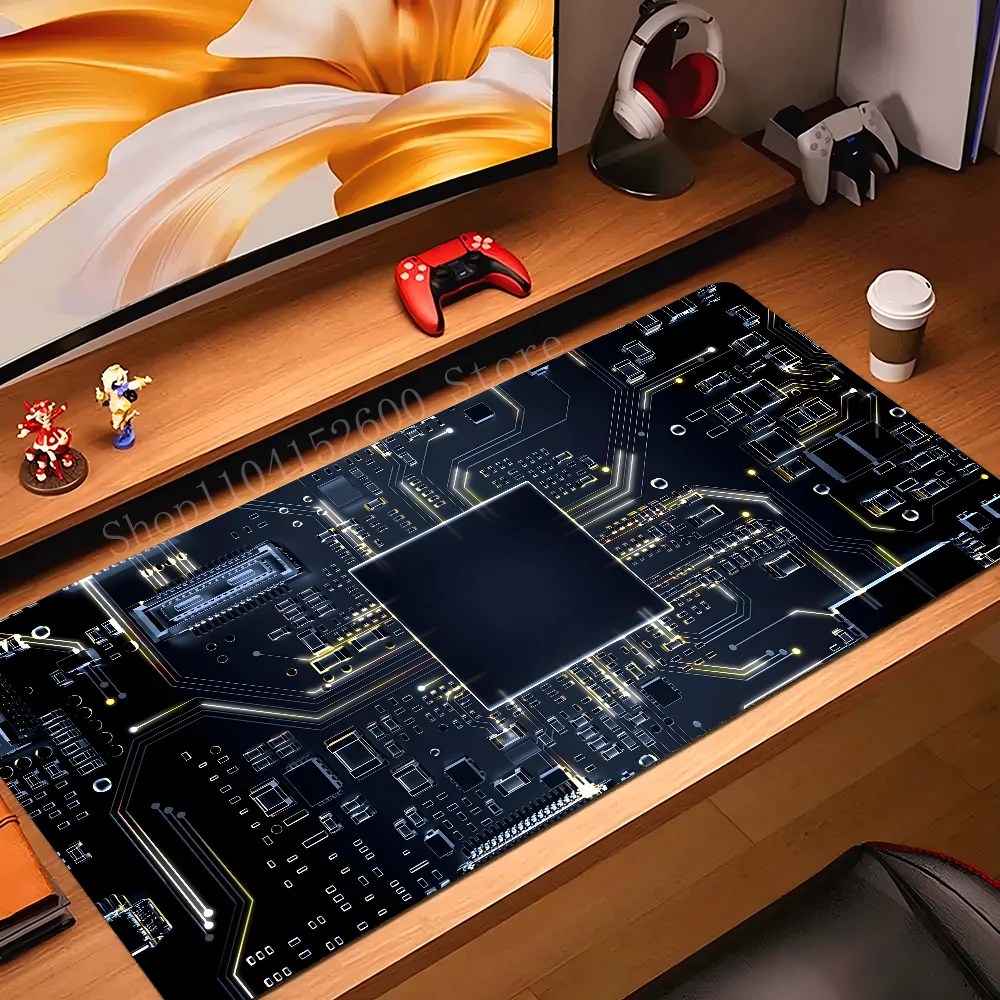 

Inside Motherboard Circuit Board Mousepad Mouse Mat Desk Mat With Pad Gaming Accessories Prime Gaming XXL Keyboard Pad