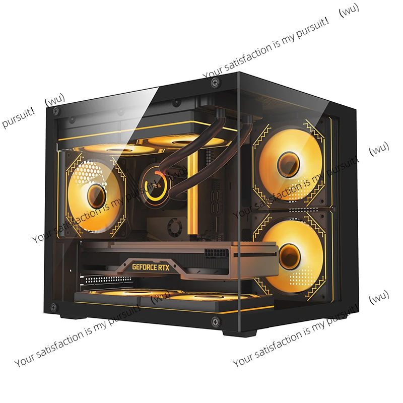 T13 Seaview Room Chassis Computer Chassis Desktop Matx Motherboard Full Side Transparent DIY Enclosure ITX
